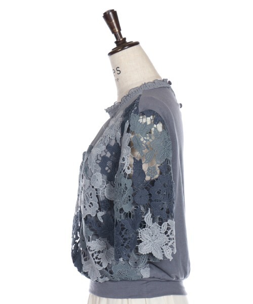 axes femme（アクシーズファム）の「マルチケミカルトップス（シャツ/ブラウス・レディース・ピンク/ネイビー・MEDIUM）」の6枚目の写真