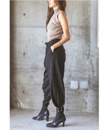 ALEXIA STAM | Ankle Button Tuck Pants/アンクルボタンタックパンツ(その他パンツ)