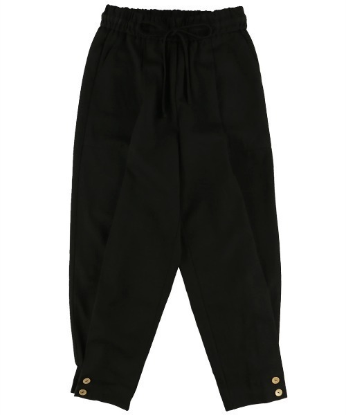 ALEXIA STAM（アリシアスタン）の「【BLENDA Japan 2020年winter号 掲載】Ankle Button Tuck Pants/アンクルボタンタックパンツ（その他パンツ・レディース・ブラック/ベージュ/カーキ・S/M）」の17枚目の写真