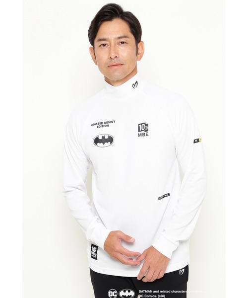 MASTER BUNNY EDITION(マスターバニーエディション)の「【MASTER BUNNY EDITION & BATMAN】BATMAN ワッフルカットソー(Tシャツ/カットソー)」|ホワイト