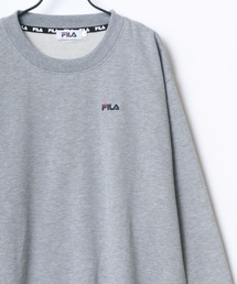 FILA/フィラ 裏起毛 ロゴ ワンポイント刺繍 スウェット レディース メンズ トレーナー