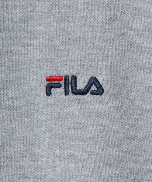 FILA（フィラ）の「FILA/フィラ 裏起毛 ロゴ ワンポイント刺繍 スウェット レディース メンズ トレーナー（スウェット・メンズ・ホワイト/ブラック/ネイビー/モカ/グレー/カーキ/ブルー・LL/M/L）」の12枚目の写真