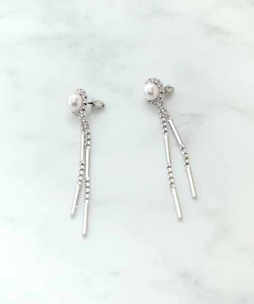 アクセサリースワロパールロングピアス ピアス 両耳用 Emiriawiz エミリアウィズ のファッション