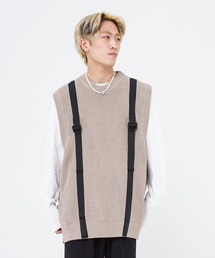 A‘gem 9 | 『A'GEM/9』サイドZIPニットベスト(ベスト)
