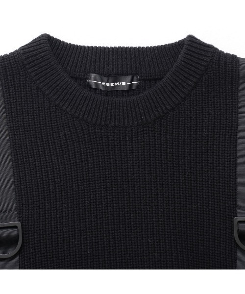 A‘gem 9（エージェムナイン）の「『A'GEM/9』サイドZIPニットベスト（ベスト・メンズ・ブラック/ベージュ・FREE）」の18枚目の写真