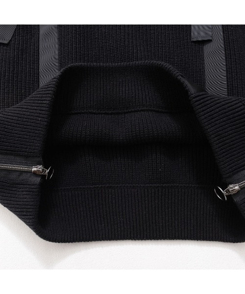 A‘gem 9（エージェムナイン）の「『A'GEM/9』サイドZIPニットベスト（ベスト・メンズ・ブラック/ベージュ・FREE）」の20枚目の写真