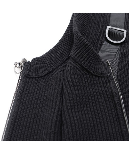 A‘gem 9（エージェムナイン）の「『A'GEM/9』サイドZIPニットベスト（ベスト・メンズ・ブラック/ベージュ・FREE）」の22枚目の写真