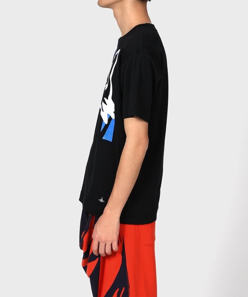 Vivienne Westwood MAN リラックス Tシャツ キャット 48 NINE LIVES リラックスTシャツ(ブラック)（メンズ）（2612352006