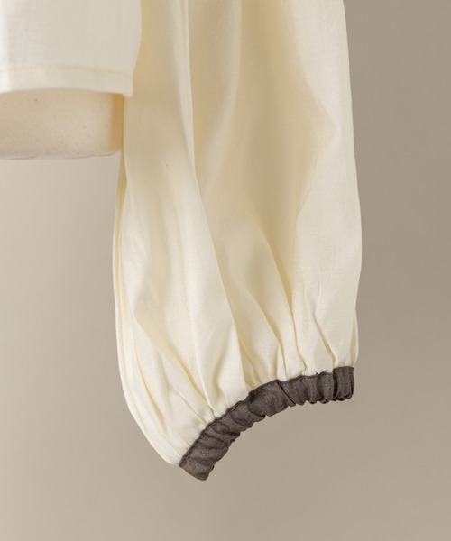 moi tytto（モイテュット）の「パイピングセーラー襟ブラウス（シャツ/ブラウス・レディース・ホワイト/ベージュ・FREE）」の22枚目の写真