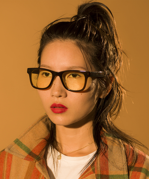 Zoff(ゾフ)の「【THE 550】relume × Zoff / ゾフ "HBG"ウェリントン(サングラス・メンズ・イエロー/グレー/ブルー・FREE)」の3枚目の写真