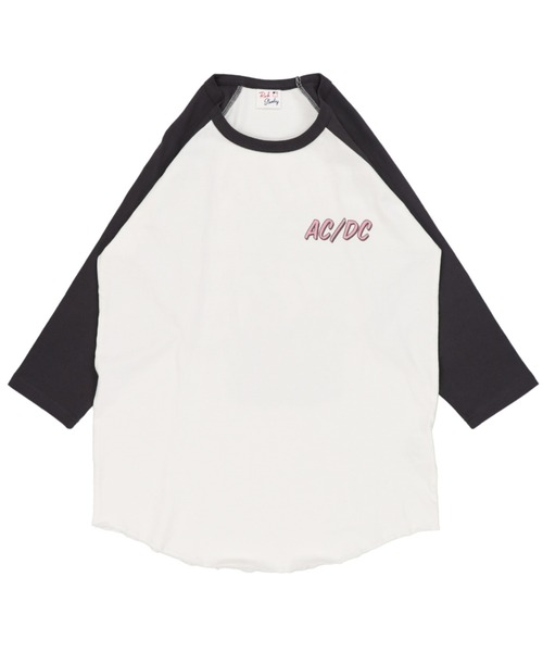 AC/DC ラグランtシャツSサイズ AC/DC ラグランTシャツ | CUSTOM FEVER