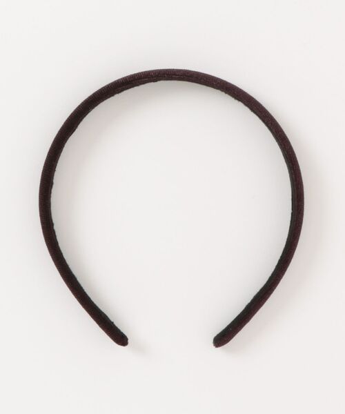 ammy.（エイミードット）の「【 ammy. / エイミードット 】 ベロア シンプル 細 カチューシャ（カチューシャ・レディース・ブラウン/ブラック/グリーン/ネイビー/ダークブラウン・FREE）」の2枚目の写真