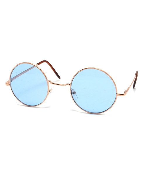 WEGO（ウィゴー）の「WEGO/カラーレンズラウンドタイプ（サングラス・メンズ・グリーン/ブルー/パープル/イエロー/ピンク・FREE）」の3枚目の写真