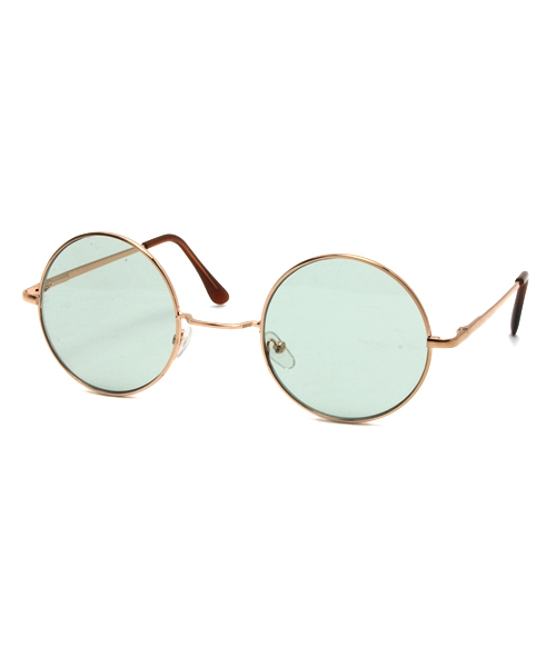 WEGO（ウィゴー）の「WEGO/カラーレンズラウンドタイプ（サングラス・メンズ・グリーン/ブルー/パープル/イエロー/ピンク・FREE）」の2枚目の写真