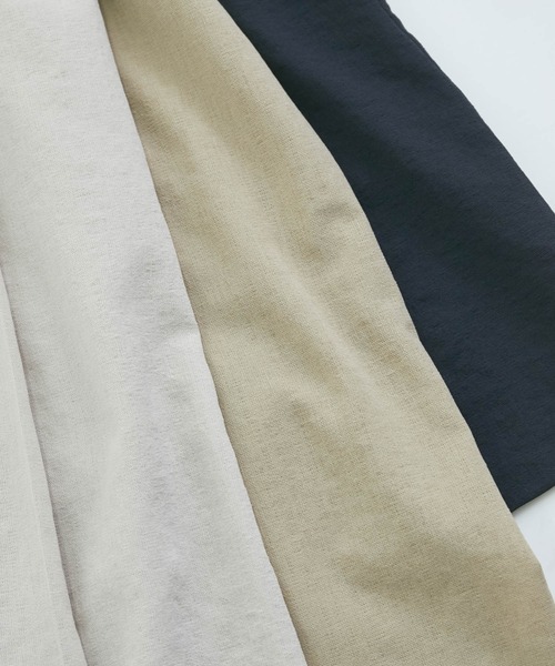 VIS（ビス）の「【WEB限定】リネンライクサイドリボンラップスカート（スカート・レディース・ブラック/ベージュ/キナリ・S/M）」の18枚目の写真