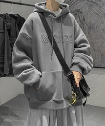 【WB ORIGINALS】 Embossing Drop Shoulder Hoodie WO21S215TP