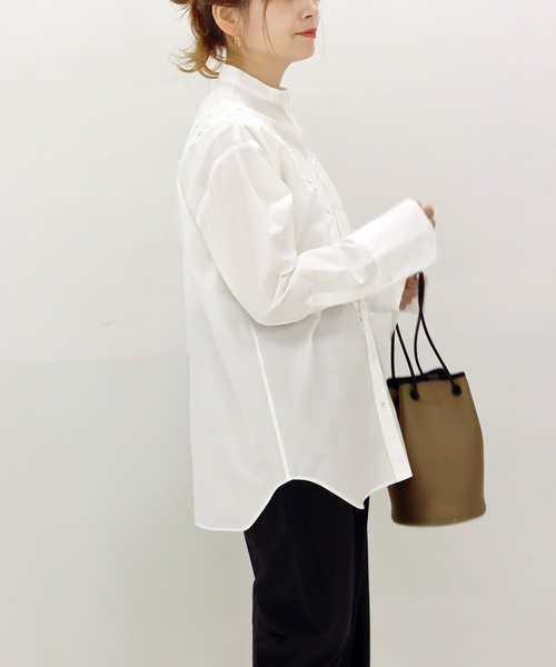 SEEALL (シーオール) [EXTRA OVER BAND COLLAR SHIRTS] オーバー
