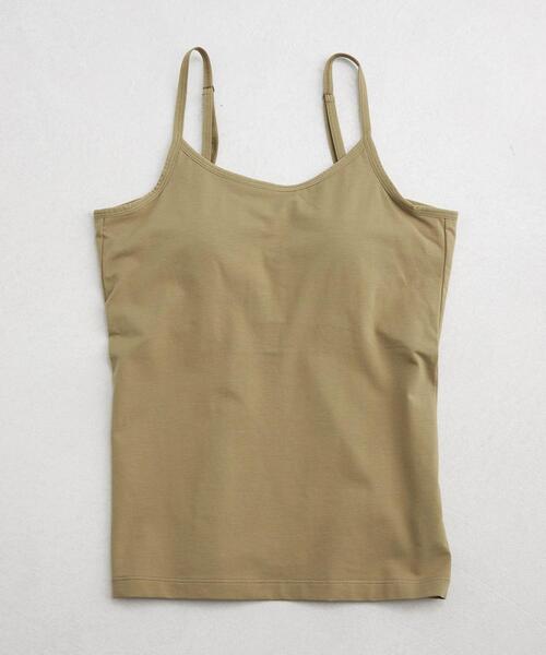 green label relaxing（グリーンレーベルリラクシング）の「FFC シアー ワイド プルオーバー ＆ カップ キャミ セット（Tシャツ/カットソー・レディース・ライトグレー/ブラック/オリーブ・FREE）」の18枚目の写真