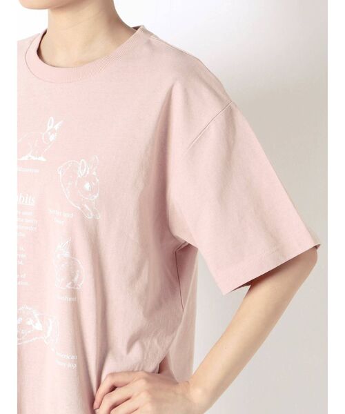 merry jenny（メリージェニー）の「うさぎ図鑑Tee（Tシャツ/カットソー・レディース・ブラック/オフホワイト/ピンク・FREE）」の21枚目の写真