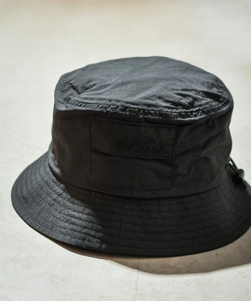 WILD THINGS（ワイルドシングス）の「/WILD THING/SUPPLEX POCKETABLE BUCKET HAT（ハット・メンズ・ベージュ/ブラック/オリーブ/イエロー・FREE）」の2枚目の写真