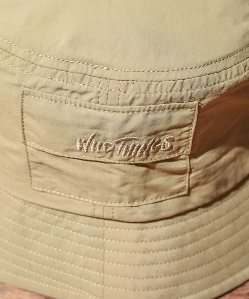 WILD THINGS（ワイルドシングス）の「/WILD THING/SUPPLEX POCKETABLE BUCKET HAT（ハット・メンズ・ベージュ/ブラック/オリーブ/イエロー・FREE）」の5枚目の写真