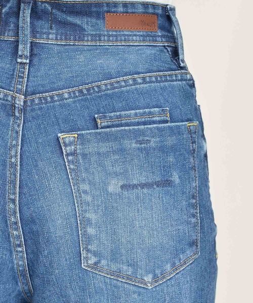 YANUK（ヤヌーク）の「【YANUK/ヤヌーク】ボーイズストレートデニムパンツ LEA (レア)（デニムパンツ・レディース・ブルー・26inch/25inch/22inch/24inch/27inch/23inch/21inch）」の6枚目の写真