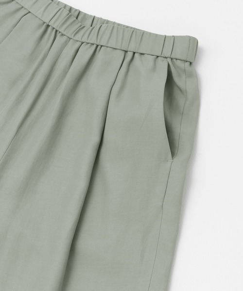 FORK&SPOON（フォークアンドスプーン）の「FORK&SPOON　リンクルエアータックトラウザー（その他パンツ・レディース・ブラック/グレー系その他/グリーン系その他・ONE）」の10枚目の写真