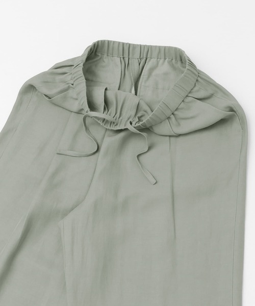 FORK&SPOON（フォークアンドスプーン）の「FORK&SPOON　リンクルエアータックトラウザー（その他パンツ・レディース・ブラック/グレー系その他/グリーン系その他・ONE）」の17枚目の写真