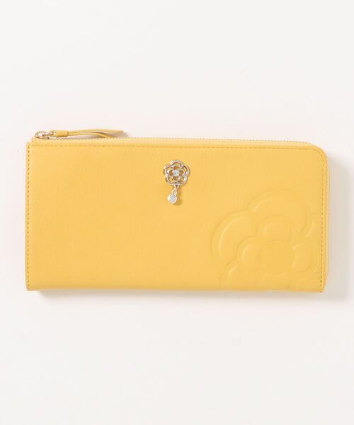 新品未使用!金運アップ☆お花が可愛い♫クレイサス 黄色の長財布 新品未使用!金運アップ☆お花が可愛い♫クレイサス 黄色の長財布