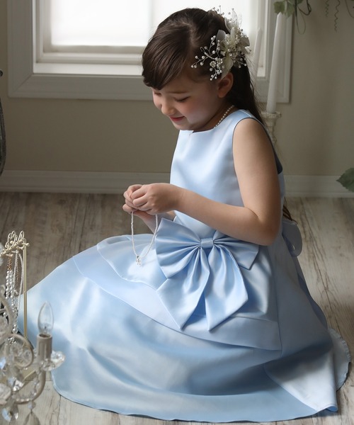 Catherine Cottage（キャサリンコテージ）の「チュールフラワーヘッドドレス（その他ヘアアクセサリー・キッズ・ホワイト系・FREE）」の5枚目の写真