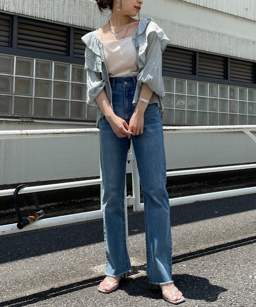 Chico フーズフーチコ のファッション トップス Who S セール Who Who S 2wayボリュームフリルブラウス シャツ ブラウス