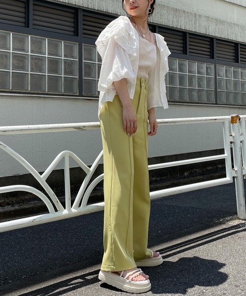 Chico フーズフーチコ のファッション トップス Who S セール Who Who S 2wayボリュームフリルブラウス シャツ ブラウス