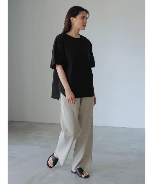 AMERICAN HOLIC(アメリカンホリック)の「異素材プリーツ袖カットプルオーバー *(Tシャツ/カットソー・レディース・ダークネイビー/オフホワイト・M/L)」の13枚目の写真