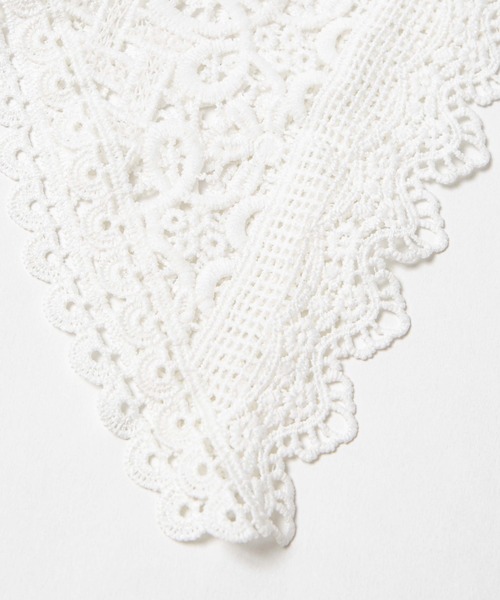 WEGO（ウィゴー）の「WEGO/BIG総レース付け襟（付け襟・レディース・ホワイト・FREE）」の3枚目の写真