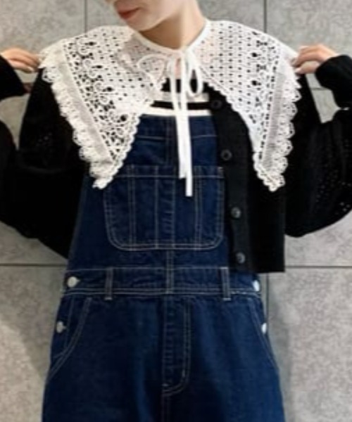 WEGO（ウィゴー）の「WEGO/BIG総レース付け襟（付け襟・レディース・ホワイト・FREE）」の9枚目の写真