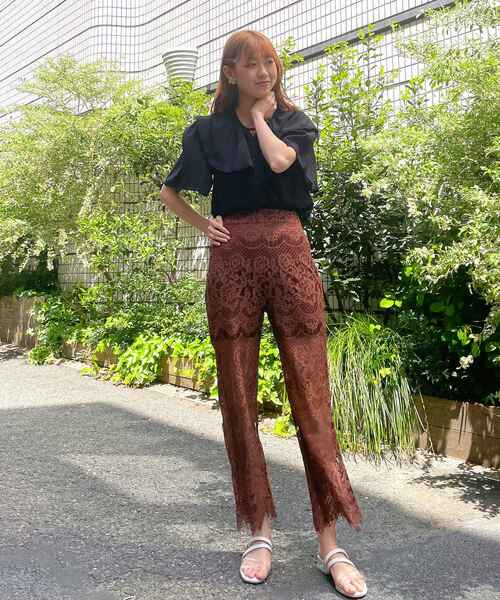 セール アンニュイパターンパンツ その他パンツ Majestic Legon マジェスティックレゴン のファッション通販 Zozotown