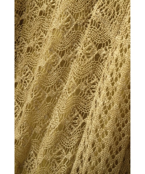 JILL STUART（ジルスチュアート）の「《Exclusive Line》パッチワークニットワンピース（ワンピース・レディース・ベージュ/カーキ・2）」の9枚目の写真