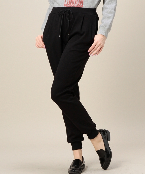 BEAUTY&YOUTH UNITED ARROWS(ビューティーアンドユースユナイテッドアローズ)の「BYMC アクリルナイロン ヘムリブパンツ◆(その他パンツ・レディース・グレー/ブラック・フリー)」の2枚目の写真