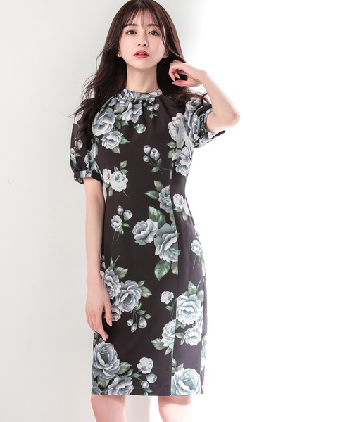 スタンドカラー花柄ワンピース ワンピース Emiriawiz エミリアウィズ のファッション通販 Zozotown