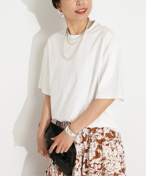 「VERMEIL par iena」 半袖カットソー - ホワイト レディース VERMEIL par iena（ヴェルメイユパーイエナ）の「【THYARD