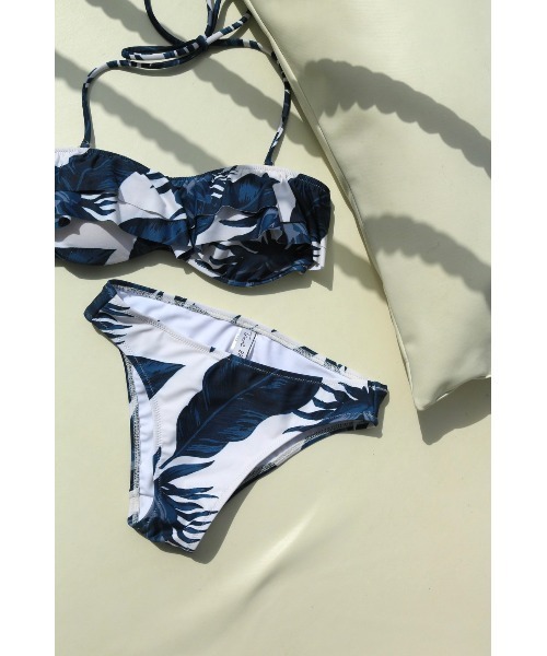 TRUNC（トランクエイティーエイト）の「WildFlower pt Swimwear（水着・レディース・ネイビー/グリーン・FREE）」の20枚目の写真