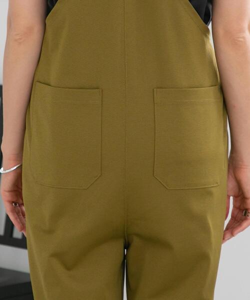 FEELING MADE（フィーリングメイド）の「FEELING MADE ストレッチポンチ テーパード サロペット（サロペット/オーバーオール・レディース・ブラック/オリーブ・SMALL/MEDIUM/LARGE）」の19枚目の写真