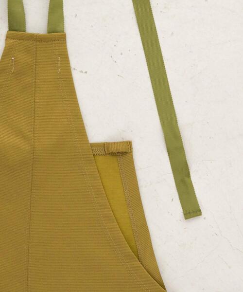 FEELING MADE（フィーリングメイド）の「FEELING MADE ストレッチポンチ テーパード サロペット（サロペット/オーバーオール・レディース・ブラック/オリーブ・SMALL/MEDIUM/LARGE）」の4枚目の写真