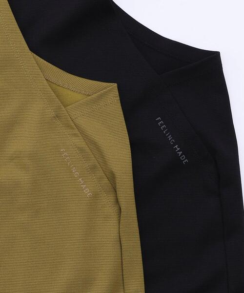 FEELING MADE（フィーリングメイド）の「FEELING MADE ストレッチポンチ テーパード サロペット（サロペット/オーバーオール・レディース・ブラック/オリーブ・SMALL/MEDIUM/LARGE）」の20枚目の写真