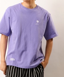 Que USAコットン天竺プリントＴ