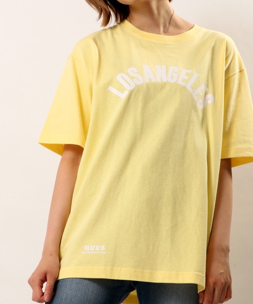 FUNALIVE（ファンアライブ）の「Que USAコットン天竺プリントＴ（Tシャツ/カットソー・メンズ・ピンク系その他2/イエロー系その他/ピンク系その他/ネイビー/パープル系その他2/オレンジ系その他2/ホワイト系その他2/パープル系その他3/その他2/サックスブルー/オレンジ系その他/グレー系その他3/その他/ラベンダー/その他4/ピンク系その他3/ホワイト系その他6/グレー系その他2/その他1/ピンク/ブラック系その他3/サーモンピンク/ターコイズブルー/ブラック/ホワイト系その他3/ゴールド/ゴールド系その他/イエロー/ブルー系その他7/ブルー系その他6/パープル系その他/クリーム/ブラック系その他/ブルー系その他4/ベージュ系その他/その他3/グレー系その他/ブラック系その他5/ブルー系その他/ブルー系その他5/グレー/ホワイト系その他4/イエロー系その他2/ピンク系その他4/ブラック系その他2/ホワイト系その他5/ブルー/ブルー系その他3/ブラック系その他4/ホワイト/オレンジ/ブルー系その他2/ゴールド系その他2/ホワイト系その他・XL/L/M）」の19枚目の写真