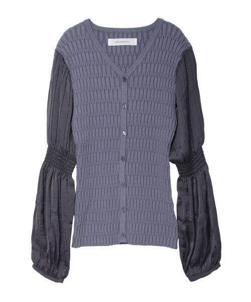 LAGUNAMOON（ラグナムーン）の「プリーツスリーブニットプルオーバー（ニット/セーター・レディース・ブラック/ベージュ/ブルー・FREE）」の17枚目の写真