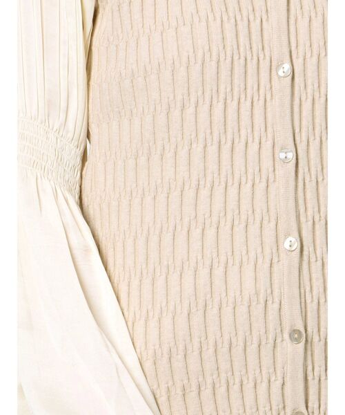 LAGUNAMOON（ラグナムーン）の「プリーツスリーブニットプルオーバー（ニット/セーター・レディース・ブラック/ベージュ/ブルー・FREE）」の5枚目の写真