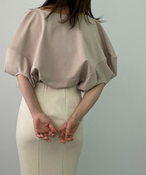 LE MORE（リモア）の「バルーンスリーブカットソー（Tシャツ/カットソー・レディース・ホワイト/ブラック/ベージュ・FREE）」の21枚目の写真