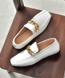 SVEC | スクエアトゥ チェーン ビット ローファー / SVEC / シュベック(ローファー)